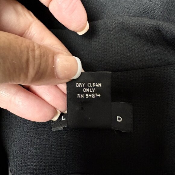 The Limited Womens Black Wool Blazer Size 6 Lined Button Front Classic Office - Picture 9 of 10